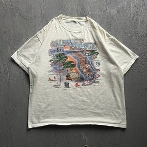 Vintage MLB Grapefruit League Shirt XL White 2000s Baseball Spring Training